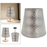 Maxbell Table Lamp Shade Wall Sconce Shade Desk Light Lampshade for Hotel Decor Argent