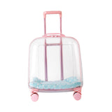 Maxbell Transparent Cat Trolley Case Dog Hiking Crate Small Animals Pet Carrier