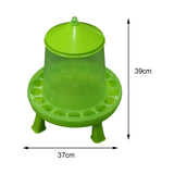 Maxbell Chicken Feeder with Feeding Holes Hanging feed Dispenser Visible for Duck 8kg