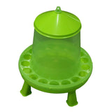 Maxbell Chicken Feeder with Feeding Holes Hanging feed Dispenser Visible for Duck 8kg