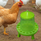 Maxbell Chicken Feeder with Feeding Holes Hanging feed Dispenser Visible for Duck 8kg