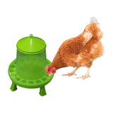 Maxbell Chicken Feeder with Feeding Holes Hanging feed Dispenser Visible for Duck 8kg