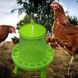 Maxbell Chicken Feeder with Feeding Holes Hanging feed Dispenser Visible for Duck 8kg