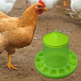 Maxbell Chicken Waterer Automatic Poultry Feeder for Birds Guinea Fowl Peacocks 28x24cm No Bracket