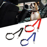 Maxbell Dog Car Seat Belt Practical Durable Leash Lightweight for Hiking Walking Blue
