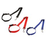 Maxbell Dog Car Seat Belt Practical Durable Leash Lightweight for Hiking Walking Blue