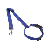Maxbell Dog Car Seat Belt Practical Durable Leash Lightweight for Hiking Walking Blue