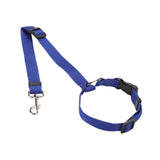 Maxbell Dog Car Seat Belt Practical Durable Leash Lightweight for Hiking Walking Blue
