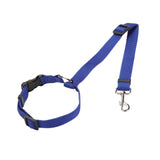 Maxbell Dog Car Seat Belt Practical Durable Leash Lightweight for Hiking Walking Blue
