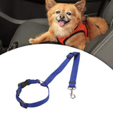 Maxbell Dog Car Seat Belt Practical Durable Leash Lightweight for Hiking Walking Blue
