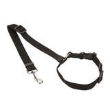 Maxbell Dog Car Seat Belt Practical Durable Leash Lightweight for Hiking Walking Black