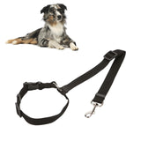 Maxbell Dog Car Seat Belt Practical Durable Leash Lightweight for Hiking Walking Black
