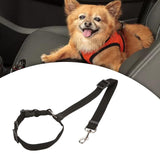 Maxbell Dog Car Seat Belt Practical Durable Leash Lightweight for Hiking Walking Black