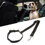 Maxbell Dog Car Seat Belt Practical Durable Leash Lightweight for Hiking Walking Black