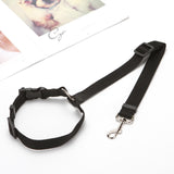 Maxbell Dog Car Seat Belt Practical Durable Leash Lightweight for Hiking Walking Black