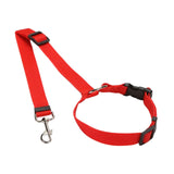 Maxbell Dog Car Seat Belt Practical Durable Leash Lightweight for Hiking Walking Red
