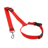 Maxbell Dog Car Seat Belt Practical Durable Leash Lightweight for Hiking Walking Red