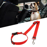 Maxbell Dog Car Seat Belt Practical Durable Leash Lightweight for Hiking Walking Red