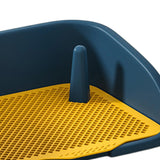 Maxbell Pet Training Toilet Urinal Dog Litter Tray Keep Paws and Floors Clean L Blue