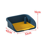 Maxbell Pet Training Toilet Urinal Dog Litter Tray Keep Paws and Floors Clean L Blue