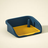 Maxbell Pet Training Toilet Urinal Dog Litter Tray Keep Paws and Floors Clean L Blue