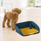 Maxbell Pet Training Toilet Urinal Dog Litter Tray Keep Paws and Floors Clean L Blue