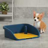 Maxbell Pet Training Toilet Urinal Dog Litter Tray Keep Paws and Floors Clean L Blue