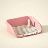 Maxbell Pet Training Toilet Urinal Dog Litter Tray Keep Paws and Floors Clean S Pink
