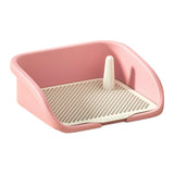 Maxbell Pet Training Toilet Urinal Dog Litter Tray Keep Paws and Floors Clean S Pink