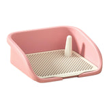 Maxbell Pet Training Toilet Urinal Dog Litter Tray Keep Paws and Floors Clean S Pink