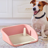 Maxbell Pet Training Toilet Urinal Dog Litter Tray Keep Paws and Floors Clean S Pink