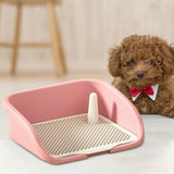 Maxbell Pet Training Toilet Urinal Dog Litter Tray Keep Paws and Floors Clean S Pink