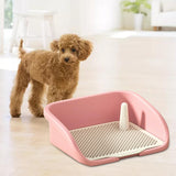 Maxbell Pet Training Toilet Urinal Dog Litter Tray Keep Paws and Floors Clean S Pink