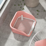 Maxbell Pet Training Toilet Urinal Dog Litter Tray Keep Paws and Floors Clean S Pink