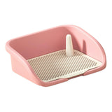 Maxbell Pet Training Toilet Urinal Dog Litter Tray Keep Paws and Floors Clean L Pink