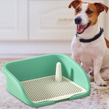 Maxbell Pet Training Toilet Urinal Dog Litter Tray Keep Paws and Floors Clean S Green