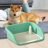 Maxbell Pet Training Toilet Urinal Dog Litter Tray Keep Paws and Floors Clean S Green