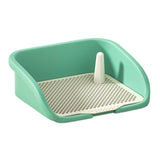 Maxbell Pet Training Toilet Urinal Dog Litter Tray Keep Paws and Floors Clean L Green