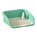 Maxbell Pet Training Toilet Urinal Dog Litter Tray Keep Paws and Floors Clean L Green