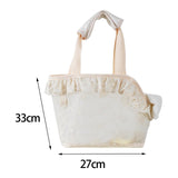 Maxbell Small Dog Carrier Purse Carrying Handbag Portable for Shopping Travel