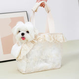 Maxbell Small Dog Carrier Purse Carrying Handbag Portable for Shopping Travel