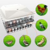 Maxbell Egg Incubator Temperature Control Automatic Turner for Hatching Chickens Eggs