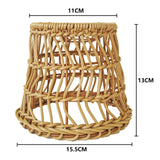 Maxbell Classic Ceiling Pendant Light Shade Modern Decoration for Home Living Room Brown  11X13X15.5cm