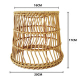 Maxbell Classic Ceiling Pendant Light Shade Modern Decoration for Home Living Room Brown 16X17X20cm