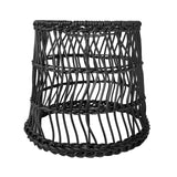 Maxbell Classic Ceiling Pendant Light Shade Modern Decoration for Home Living Room Black 16X17X20cm