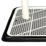 Maxbell Puppy Dog Toilet with Urinary Column Reusable for pet Supplies Outdoor Black