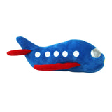 Maxbell Dogs Squeaker Chewing Toy Puppy Playing Soft for Medium Dogs Large Cats airplane