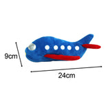 Maxbell Dogs Squeaker Chewing Toy Puppy Playing Soft for Medium Dogs Large Cats airplane