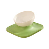 Maxbell Raised Cat Food Bowl Water Drinking Bowl Pet Feeder Waterer Pet Feeding Bowl Green 1 Bowl