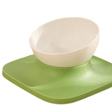 Maxbell Raised Cat Food Bowl Water Drinking Bowl Pet Feeder Waterer Pet Feeding Bowl Green 1 Bowl
